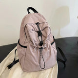 Luxury Large Capacity Backpack Casual Fashion Shoulder Bag For Women Lightweight Student Bag Designer Contrast Color School