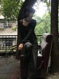 Kardigany Streetwear Knitted Vintage Cardigans Slim Fashion Y2k Aesthetic Grunge Women's Coats Harajuku Zipper Sweaters Femme