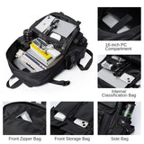 Men's 15.6inch Laptop Backpack Large Capacity Oxford Durable Mochila for Youth Travel Sports Unisex Fashion College Bags