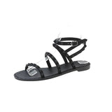 Flip Flops Platform Sandals Elastic Band Fashion Womens Shoes Cross Breathable Ankle Strap Cross-Shoes Strappy Heels Suit F