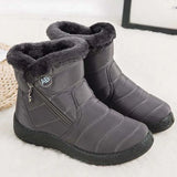 Snow Women Boots Comfortable Women's Boots Waterproof Women Shoes Zipper Shoes Woman Soft Fur Women's Winter Boots Botas Mujer