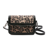 Leopard Trend PU Hasp Shoulder Bags Spring New Fashion Simple Fashion Designer Square Bag Soft Women's Crossbody Bags