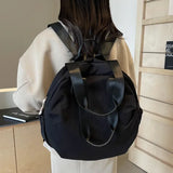 New Fashion Backpack Women Soft Nylon Shoulder Bag Women Simple Design Large-capacity Travel Backpacks Girls Mochilas Mujer