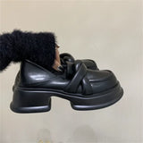 Green Luxury Leather Casual Black Women's Summer Footwear Platform Shoes For Woman Loafers On Sale Trend Offer High Quality