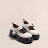 Flat Black Shoes For Women Oxfords Clogs Platform Autumn White Sneakers Round Toe Loafers With Fur Shallow Mouth Female Footwear