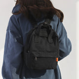Y2K Bags For Women Soild Canvas Backpacks Shoulders Bag Female Travel Knapsack Korean Packbag Vintage Rucksack Book Mochila