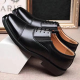 Social Shoe for Men Black Dress Shoes Man Business Spring Autumn Gentleman Elegant and Classic Legitimate Leather Suit Official