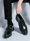 Men Formal Wear Dress Shoes Business Shoes Ripe-Yong Luxury Goods Social Shoes Gentleman Elegant Loafers Office Casual Footwear