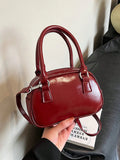 Red Bag New Korean Handheld Bowling Bag Versatile Crossbody Bag Casual Small Square Bag