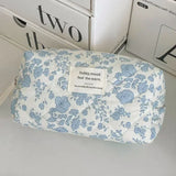 Korean Bow Print Women Makeup Bag Large Capacity Small Large Cosmetic Case for Travel Toiletries Cosmetics Storage Bags Case
