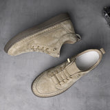 Classic Brand Men's Suede Shoes Autumn Winter High Top Shoes Fashionable Men's Casual Shoes Outdoor Work Shoes Big Size：36-47