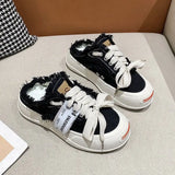 Women's Slippers And Ladies Sandals Mules Cute Canvas With Strap Slides Kawaii Shoes Korea Style Casual Premium But Cheap