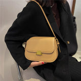 3 Layers Saddle Small Underarm Shoulder Bags For Women 2023 Trend Designer Crossbody Bag PU Leather Ladies Handbags