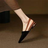 Mules Women's Sandals Sexy Dress Shoes Black One Word Sabot Ladies Sales Trending Shoe Premium And Low Price Casual