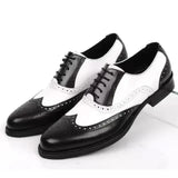 Classic Men Dress Shoes Lace Up Shoes for Men Plus Size Point Toe Business Casual Comfortable Men Formal Shoes for Wedding