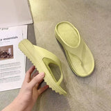 Women's Slippers and Ladies Sandals Shoes with Heel Summer Thick Flip Flops Slides Platform on Beach New Style 39 Wholesale