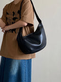Vintage Design Women's Shoulder Bags Solid Color College Girls Messenger Bag Pu Leather High Capacity Female Tote Purse Handbags
