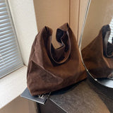 High quality soft and skin friendly velvet tote bag new magnetic buckle large capacity fashionable women's shoulder bag