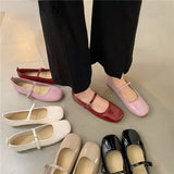 New Spring Summer Mary Jane Shoes Women Soft Sole Casual Outdoor Dress Ballet Shoe Round Toe Shallow Flats Zapatos De Mujer
