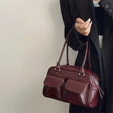 Casual Daily Women's Commuting Small Square Bags Vintage Ladies Fashion Shoulder Bags Portable Female Mobile Walle Handbags