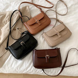 Fashion Vintage Small Flap Messenger Bag Bags PU Leather Women Shoulder Crossbody Bag Bags NEW Women's Handbags Purses