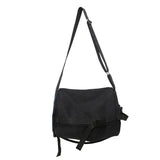 High-capacity Vintage Men Casual Messenger Bags All Match Y2k Aesthetic Women Shoulder Bag New Trendy Simple Handbags Crossbody