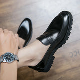 New Soft Leather White/black Loafers Shoes Men Patent Leather Shoes  Breathable Slip-On Solid Casual Shoes Handmade Size 38-44