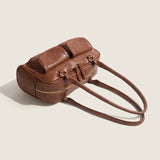 Autumn and winter Small Double Pockets Shoulder Bags for Women New Fashion Trend Designer Underarm Bag Female Handbags
