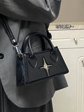 Fashion Design Hot Girls Star Shoulder Bags Simple PU Leather Women's Small Square Tote Messenger Bag Female Purse Handbags