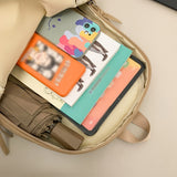 Back-to-School Season Special ins Small Design School Bag for Female College Students, Simple and Versatile High School and Junior High School Students, Lightweight Travel Shoulder Bag