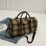 New Autumn and Winter Retro Tweed Bag, Popular New Women's Bag, Crossbody Bag, Handbag, Boston Bag