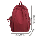 Back-to-School Season Special ins Small Design School Bag for Female College Students, Simple and Versatile High School and Junior High School Students, Lightweight Travel Shoulder Bag