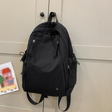 Back-to-School Season Special ins Small Design School Bag for Female College Students, Simple and Versatile High School and Junior High School Students, Lightweight Travel Shoulder Bag