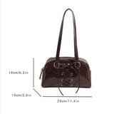 [2024 New Baguette Crossbody Bag] Cross-border Trend Women's Bag 2024 New Niche Baguette Bag Hand-held Shoulder Crossbody Bag Armpit Bag Women