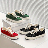 Comfortable, Fashionable Four-Season Ladies' Joker College Style Low-Top Sneakers - Soft Soles, Casual Sports Shoes