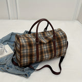 New Autumn and Winter Retro Tweed Bag, Popular New Women's Bag, Crossbody Bag, Handbag, Boston Bag