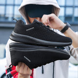 Men Sneakers Lightweight Running Sport Shoes Walking Casual Breathable Shoes Non-Slip Comfortable Big Size 35-47 Chaussure Homme