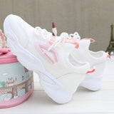 Pphmm Female Autumn New Mesh Breathable Casual Sports Shoes White Korean Student Women Lolita Sneakers Anime Kawaii Cute Casual