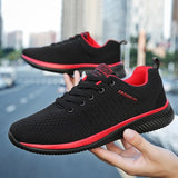 Men Sneakers Lightweight Running Sport Shoes Walking Casual Breathable Shoes Non-Slip Comfortable Big Size 35-47 Chaussure Homme