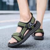 Vanmie Sandals Men Summer Sandals for Men Leisure Beach Sandals Male Summer Shoes Lightweight Outdoor Casual Sandals