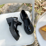 Women Mary Jane Shoes Woman Vintage Girls High Heel Platform Lolita Shoes Japanese Style College Student Shoes Big Size 43 Pumps