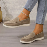 Classic Hot Sale Nude Luxury Flat men casual Shoes Comfortable Slip-on Loafers Shoes High Quality Kid Suede Walking Shoes Mujer