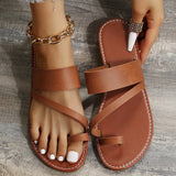 Women Minimalist Thong Sandals  Fashion Flat Sandals Summer Outdoor Beach Vacation Leisure Woman Shoes