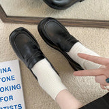 loafers Lolita Brown Cosplay Shoes Women Uniform Shoes Uwabaki Japanese JK Round Toe Women Girls School Students mary janes