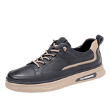 Luxury Brand Men's Shoes Fashion Elegant Designer Vulcanized Shoes Genuine Leather White Moccasins Soft Outdoor Sneakers Shoes