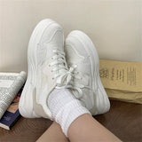 Pphmm Designer Platform Women's Sneakers Lace Up Flats Shoes Sneakers Spring Autumn Woman Casual Tennis Sports Shoes Female