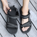 Vanmie Sandals Men Summer Sandals for Men Leisure Beach Sandals Male Summer Shoes Lightweight Outdoor Casual Sandals