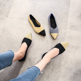 summer Princess women's flat shoes spring and autumn non slip rubber sole breathable sponge good material pointed shall