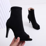 Elegant  Lady Sexy stilettos High Boots Heels Women Latin dance heels shoes Female For Latin Women's Sandals Ballroom