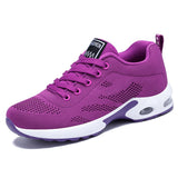 Ladies Trainers Casual Mesh Sneakers Pink Women Flat Shoes Lightweight Soft Sneakers Breathable Footwear Basket Shoes Plus Size